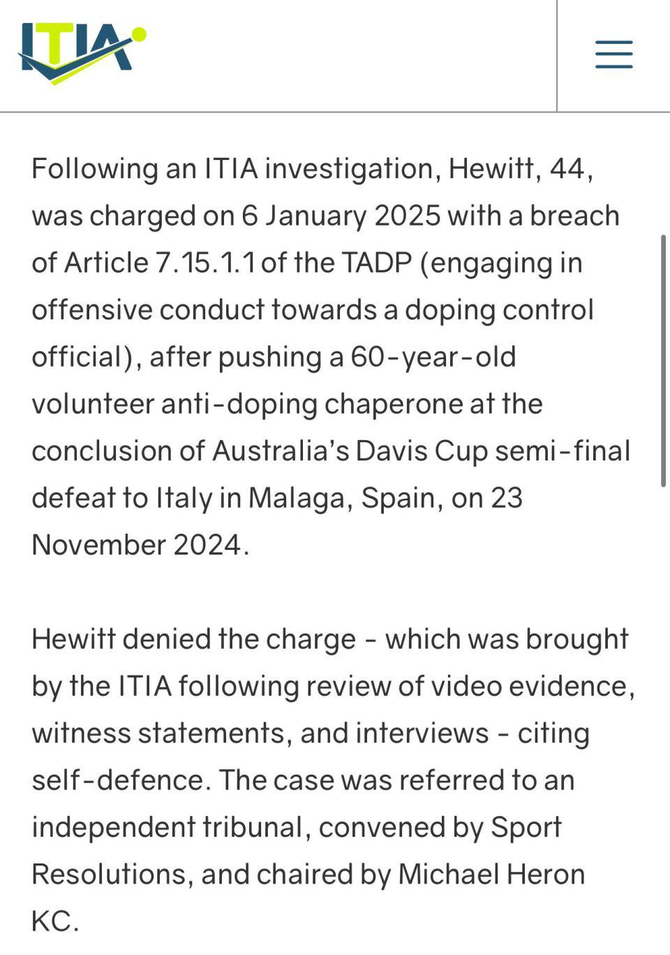 ITIA, dg, 担任队长及 ITIA, dg, 担任队长及